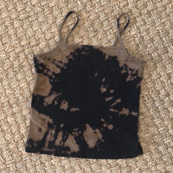 wild fable Tops - Bleach Tie-Dyed Tank Top